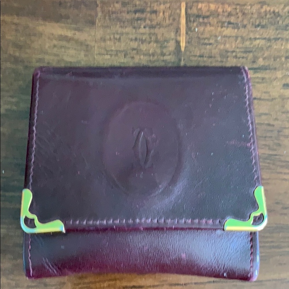 Cartier square coin purse